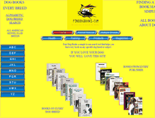 Tablet Screenshot of finddogbooks.com